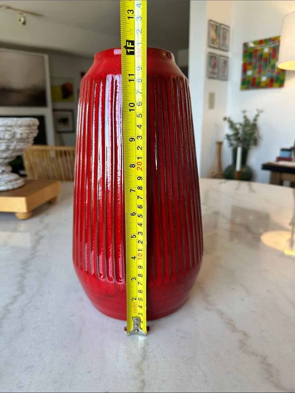 Crate and Barrel ceramic vase